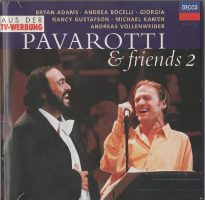 CD Pavarotti &amp;lrm;&amp;ndash; Pavarotti &amp;amp; Friends 2, original foto