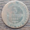 (M2133) MONEDA AUSTRIA - 3 KREUZER 1812, LIT. G (MONETARIA BAIA MARE), MAI RARA, Europa