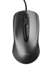 Mouse trust cu fir optic rezolutie maxima 1200 dpi negru foto