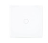 Intrerupator simplu cu touch PNI SH101 din sticla, alb cu LED indicator - RESIGILAT