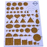 sablon din plastic pentru hartie quilling