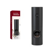 Rasnita Electrica pentru Cafea si Condimente, Flippy, Cutit de Macinare din Otel Inoxidabil, Incarcare cu Baterii, Optiuni Diferite de Macinare, Usor