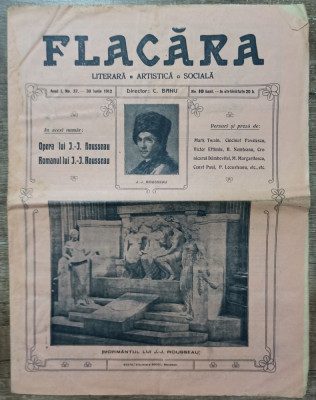 Revista Flacara// anul I, no. 37, 30 iunie 1912 foto