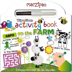 Robert Frederick Marzipan On The Farm Wipe Clean Book with Pen |