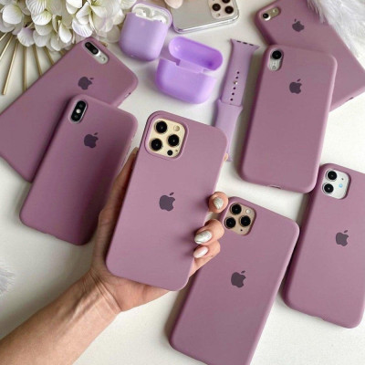 Husa Apple iPhone 15 6.1 Silicon Liquid Faded Purple foto