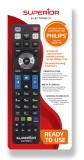 TELECOMANDA UNIVERSALA Superior, compatibila televizoare PHILIPS, bateriile (2 x AAA) nu sunt incluse, negru &quot;SUPTRB010&quot; (timbru verde 0.08 lei)