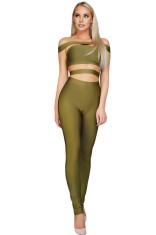 BAN421-1218 Salopeta sexy bandage cu decupaje