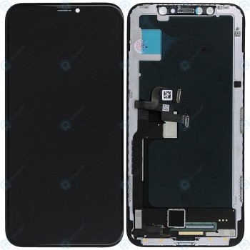 Modul display LCD + Digitizer (compatibil) negru pentru iPhone X foto