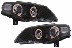 Faruri VW Passat B6 3C (03.2005-2010) Angel Eyes Negru Performance AutoTuning foto