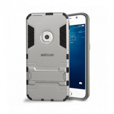 Husa Capac Astrum TC IRONMAN Samsung G920 Galaxy S6 Silver foto