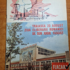 flacara 21 august 1965-art.piatra neamt,buftea,festivalul mamaia,filmul haiducii