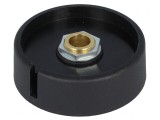 Buton rotativ negru cu indicator 8mm 50x16mm