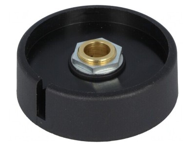Buton rotativ negru cu indicator 8mm 50x16mm foto