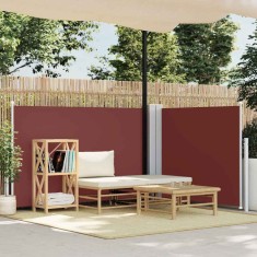 vidaXL Copertină laterală retractabilă, maro, 120 x 600 cm 48451
