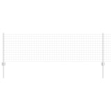 VidaXL &Icirc;ngrădire cu st&acirc;lpi Argintiu 0.6 x 10 m Oțel 3336145