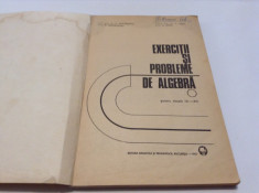 Exercitii si probleme de algebra pentru clasele IX-XII, C. Nastasescu-RF 17/1 foto