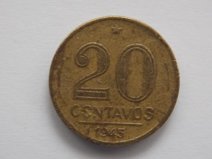 20 CENTAVOS 1945 BRAZILIA