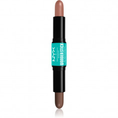 NYX Professional Makeup Wonder Stick Dual Face Lift baton pentru dublu contur culoare 03 Light Medium 2x4 g