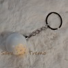 Breloc cu minge de biliard - bila alba