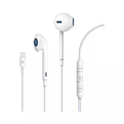 HandsFree Stereo Smart iPhone Ligtning Alb Devia 341243 foto