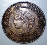 F.086 FRANTA CERES 2 CENTIMES 1877 A, Europa, Bronz