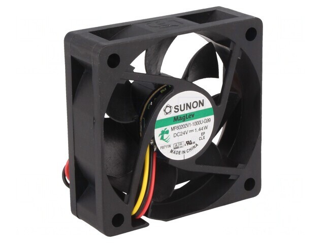 Ventilator DC Axial 24V 60x60x20mm