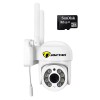 Camera Supraveghere JORTAN JT-8160QJ WiFi Wireless IP66, 1080P, Rotativa 355&deg;, Aplicatie Android/iOS, Viziune Nocturna, Card MicroSD