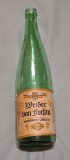 Pivnitele Focsani - sticla goala de vin, piesa veche de colectie, export Romania anii 1970 - 1980