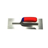 Gletiera de mana din Otel-Carbon si maner PVC pentru finisat beton 356x102mm AM-BET STRONG drept/drept