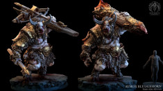 Figurina - Aurox Bludgehorn - Ram and Ballista foto