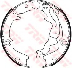 Set saboti frana, frana de mana KIA RIO II limuzina (JB) (2005 - 2016) TRW GS8781