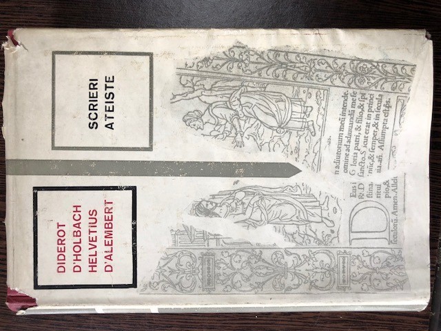 Scrieri ateiste Diserot ,D Holbach, Helvetius