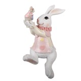 Cumpara ieftin Figurina Iepuras Paste polirasina multicolora 9x9x14 cm