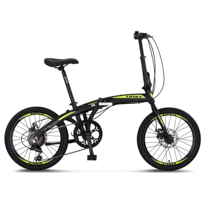 Bicicleta Umit Folding 2D, 6 viteze, pliabila, cadru aluminiu, roata 20&amp;quot;, culoar... Cod:52037000001 foto