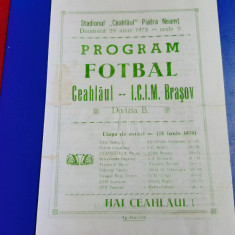 program Ceahlaul PN - ICIM Brasov