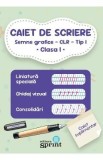 Caiet de scriere - Semne grafice - CLR - Tip 1 - Clasa 1