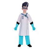 Cumpara ieftin Costum eroi in pijama Romeo pentru copii - PJ Masks 3-4 ani 104 cm