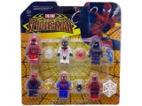 Set 6 Figurine Mini Spider-Man Supereroi cu Accesorii, Colectie Personaje, Cadou Copii 3+ Ani