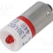 Lampă LED roșie BA9S 130V DC 1 diodă EAO OptoHiT