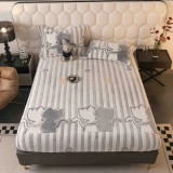 Cumpara ieftin Husa de Pat Cocolino cu Elastic + 2 Fete de Perna pentru Pat Dublu - JJJ5020