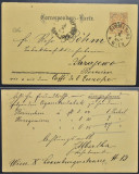 Austria 1889 Old postcard postal stationery Tobacco Order to Bosnia D.915