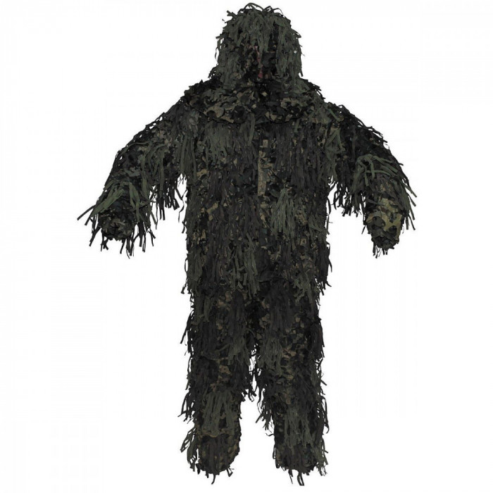 Costum Impermeabil Camuflaj Woodland Ghillie Jackal System Marime XL/XXL 07705T