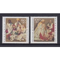 Bundes 1992 - Crăciun, serie neuzata