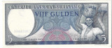 Bancnota 5 gulden 1963, UNC - Suriname