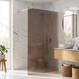 Paravan de dus Rea Flexi Brown / Chrome 120