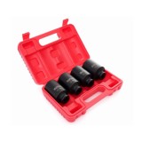 Trusa chei tubulare de impact in 6 colturi, 34-41 mm, 1/2, hexagonale, 4 piese, Kraft