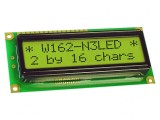 Afișaj LCD alfanumeric 16x2 galben-verde LED