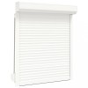 VidaXL Oblon rulant, alb, 100 x 120 cm, aluminiu