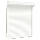 vidaXL Oblon rulant, alb, 100 x 120 cm, aluminiu
