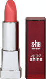 She colour&amp;style Perfect Shine Ruj de buze N. 330/205, 5 g